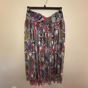 FARM Rio for Anthropologie Tropical Print Maxi Skirt
